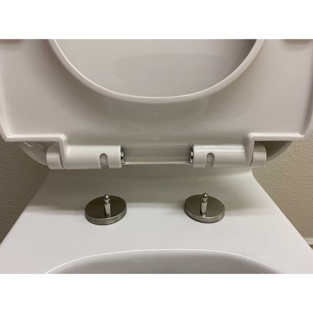 Innoci-Usa Contour III 1-piece 1/1.5 GPF High Efficiency Dual Flush Elongated Toilet in White, Seat Included 81275i